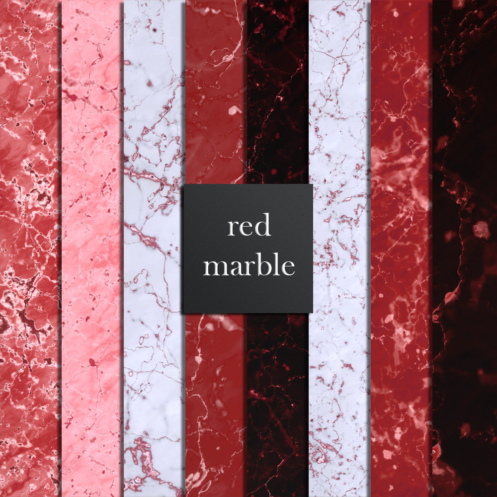 Marble Digital, Red Marble Digital Paper, Red Marble Background, Red Marble Wallpaper, RedMarble Digital Texture. Printable Instant Download